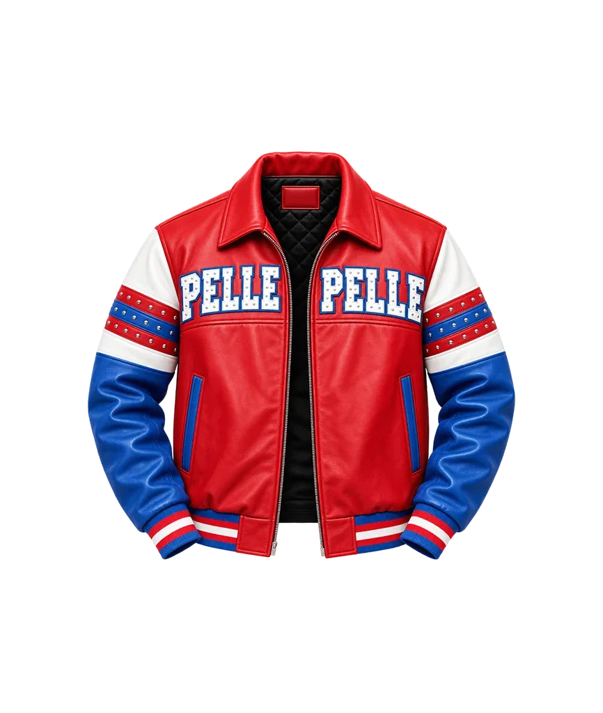 Pelle Pelle Soda Club Vintage Red Leather Jacket
