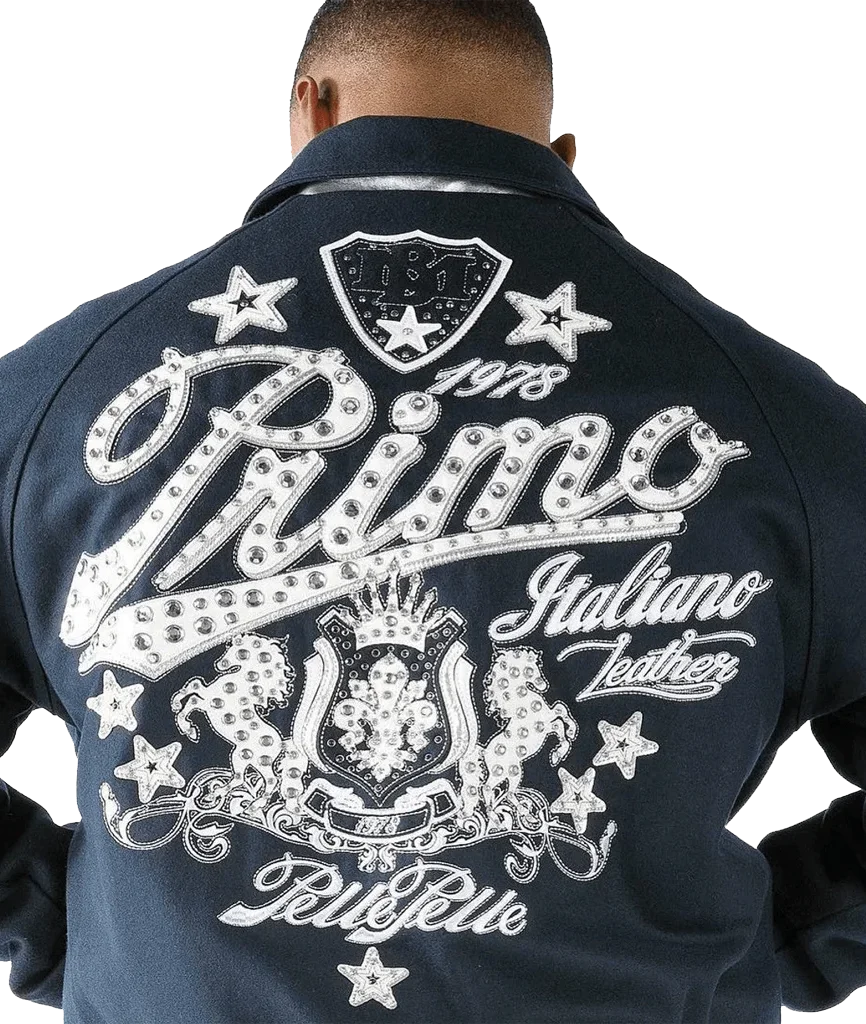 Pelle Pelle Navy Blue Primo Wool Jacket