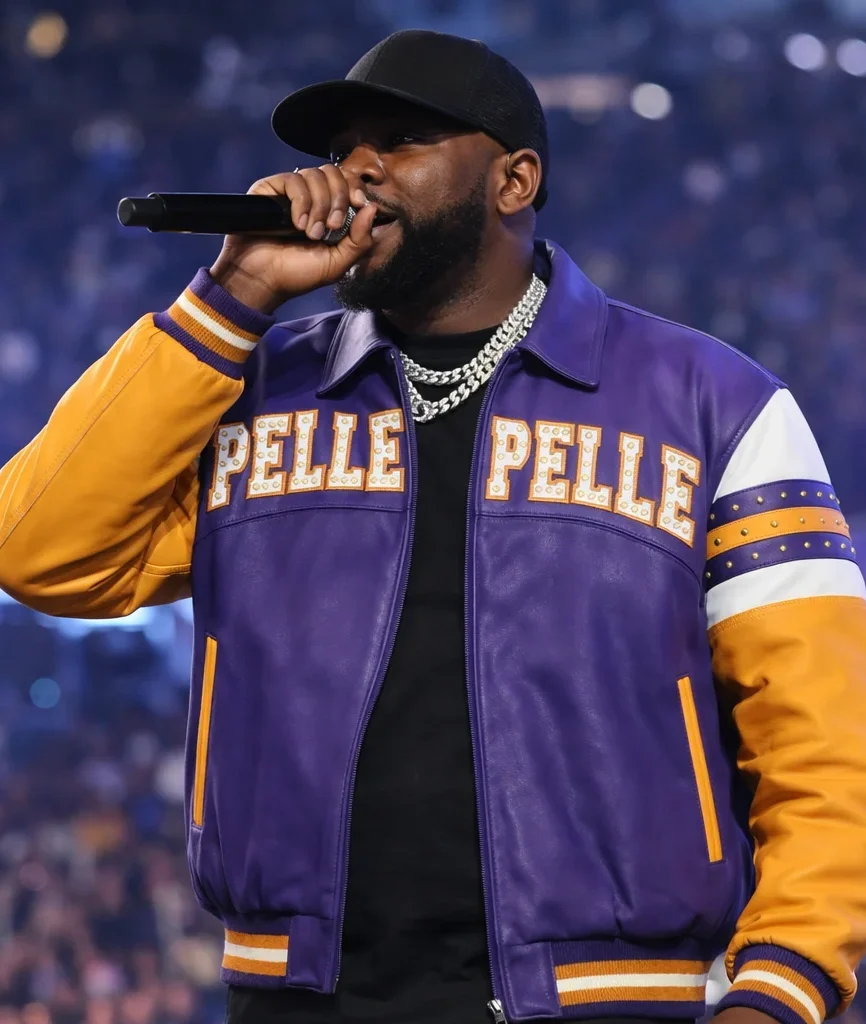 Pelle Pelle Soda Club Vintage Purple Leather Jacket
