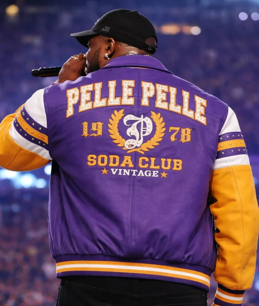 Pelle Pelle Soda Club Vintage Purple Leather Jacket