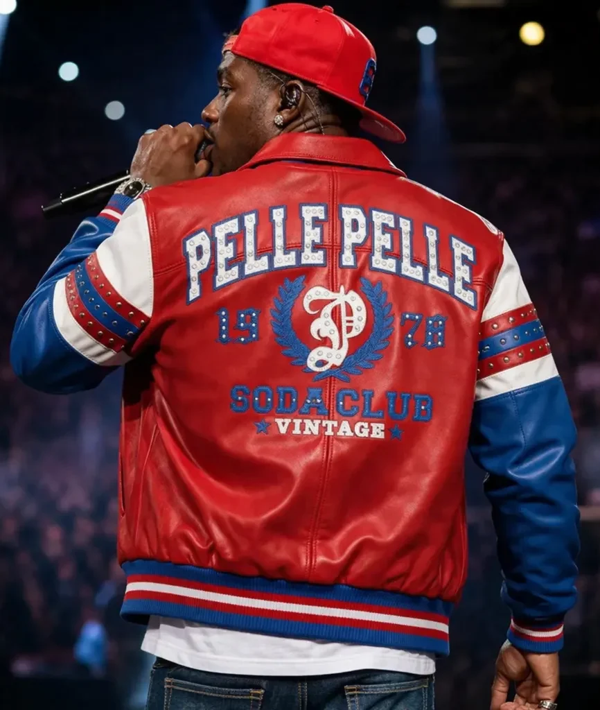 Pelle Pelle Soda Club Vintage Red Leather Jacket
