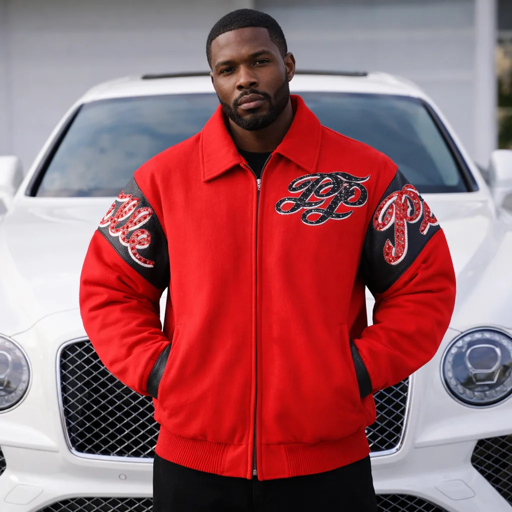 Pelle Pelle Steadfast Legendary Panther Red Jacket