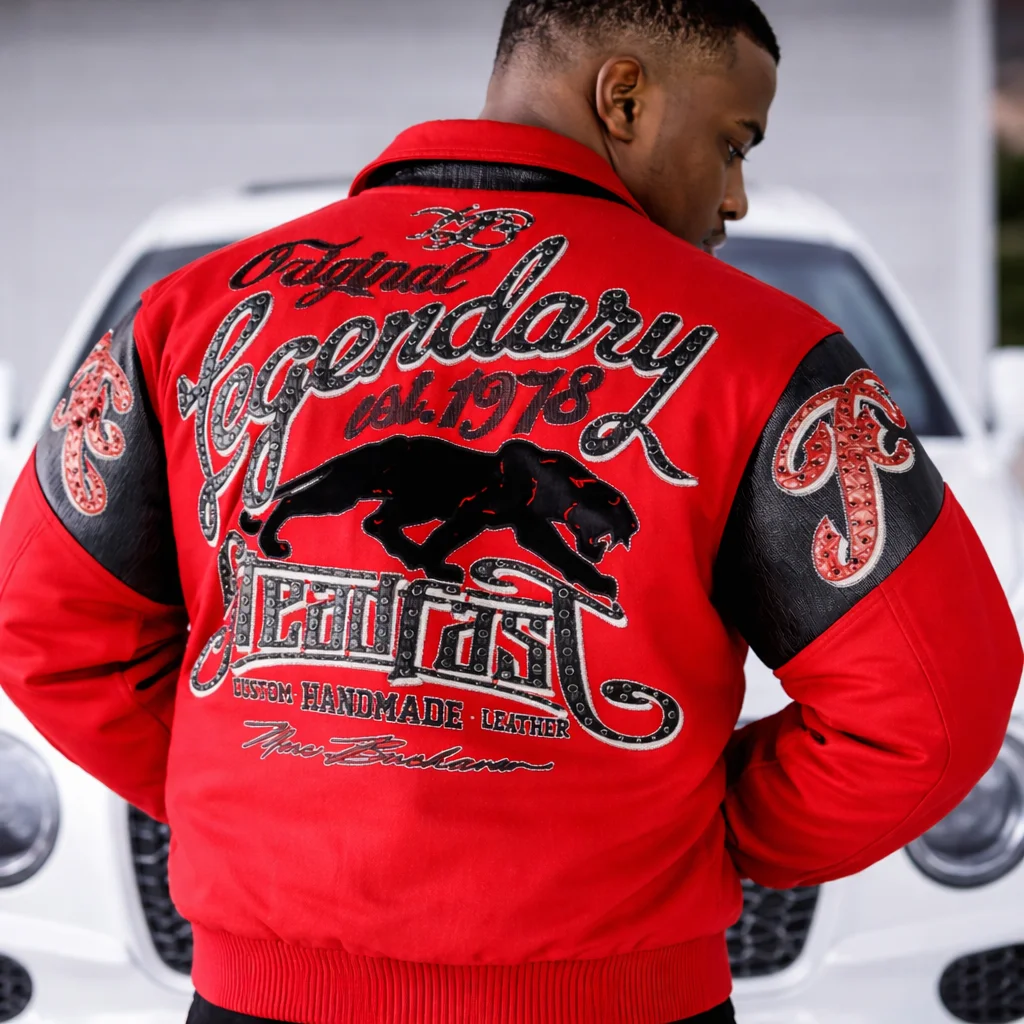 Pelle Pelle Steadfast Legendary Panther Red Jacket