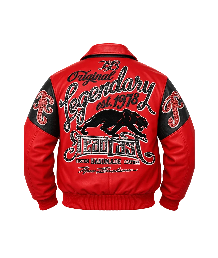 Pelle Pelle Steadfast Legendary Panther Red Jacket