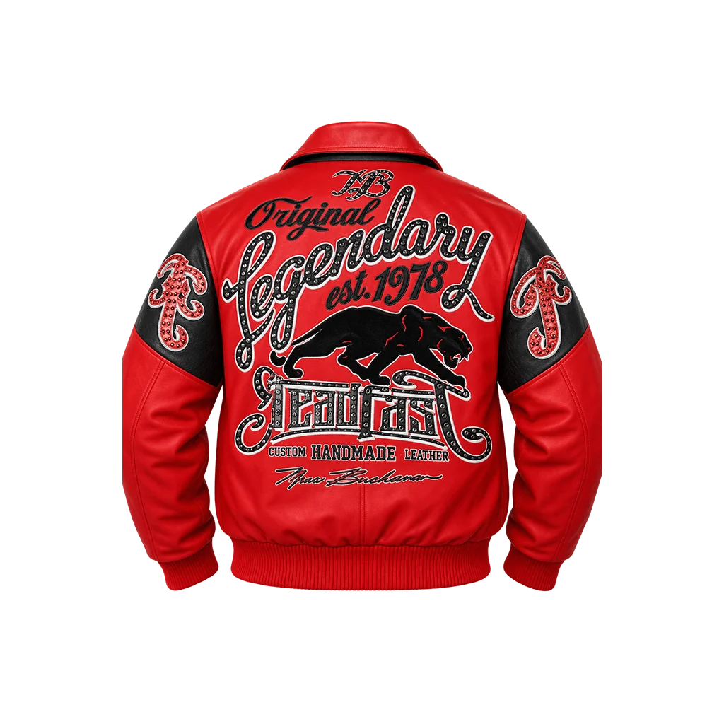 Pelle Pelle Steadfast Legendary Panther Red Jacket
