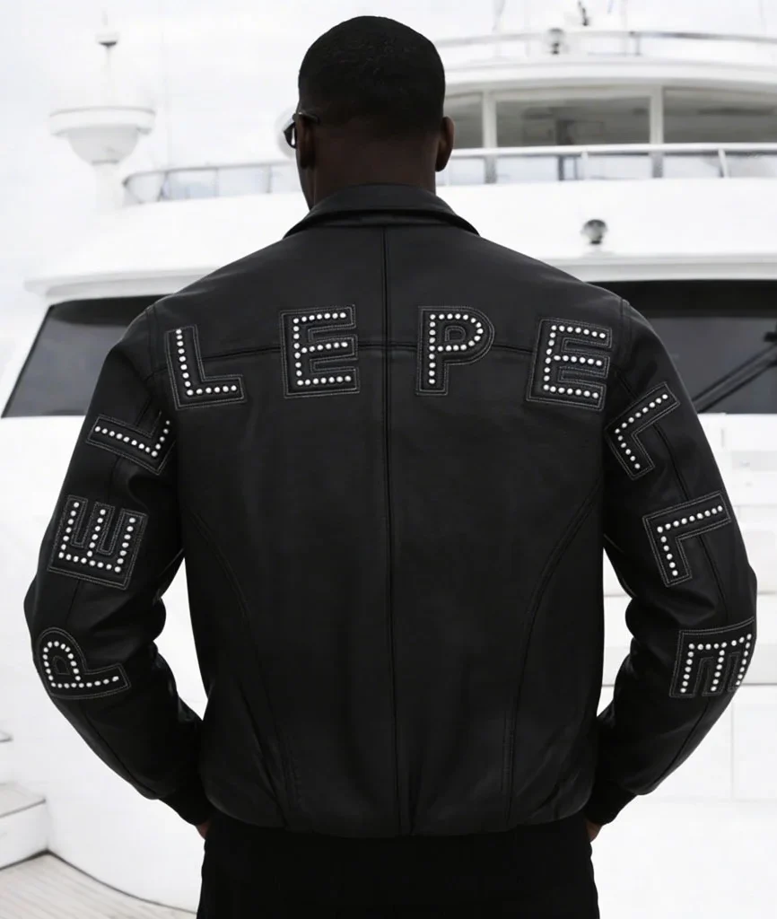 Pelle Pelle Stones Black Leather Jacket