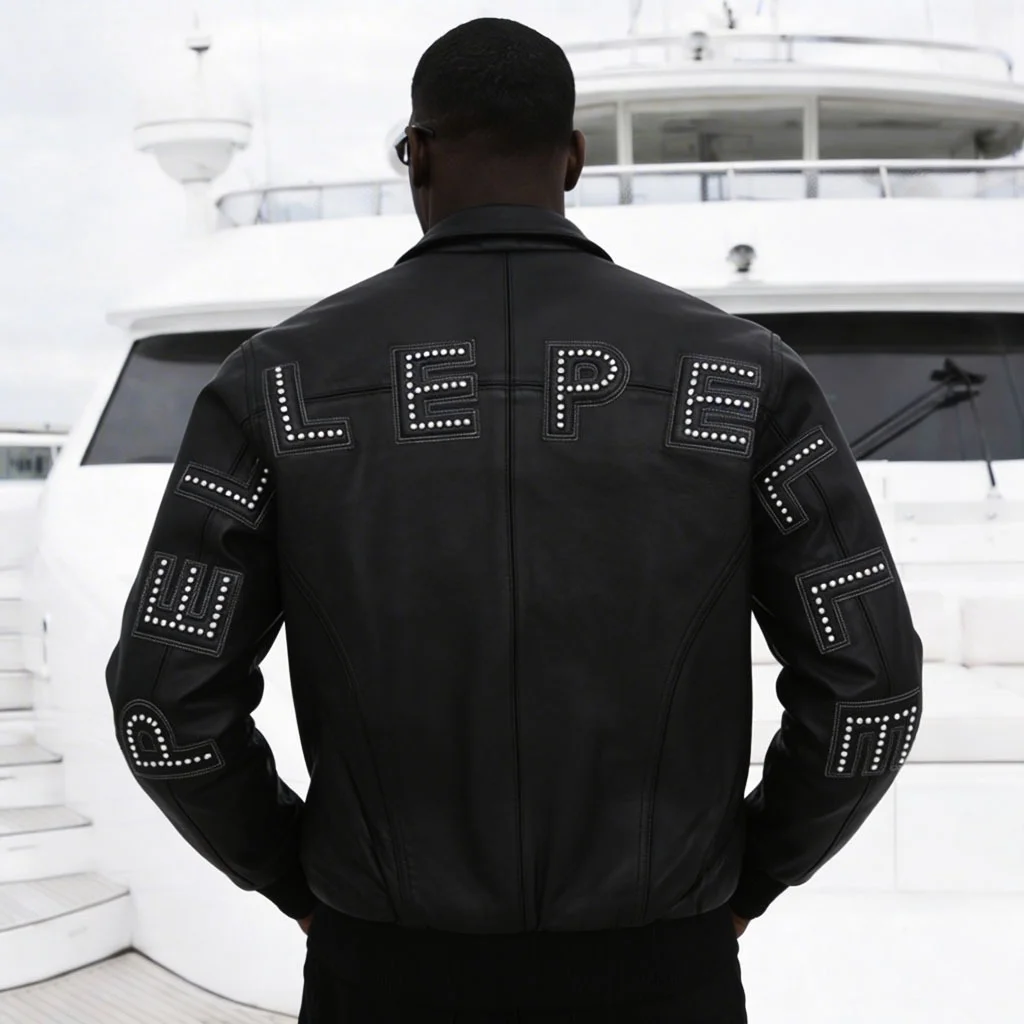 Pelle Pelle Stones Black Leather Jacket