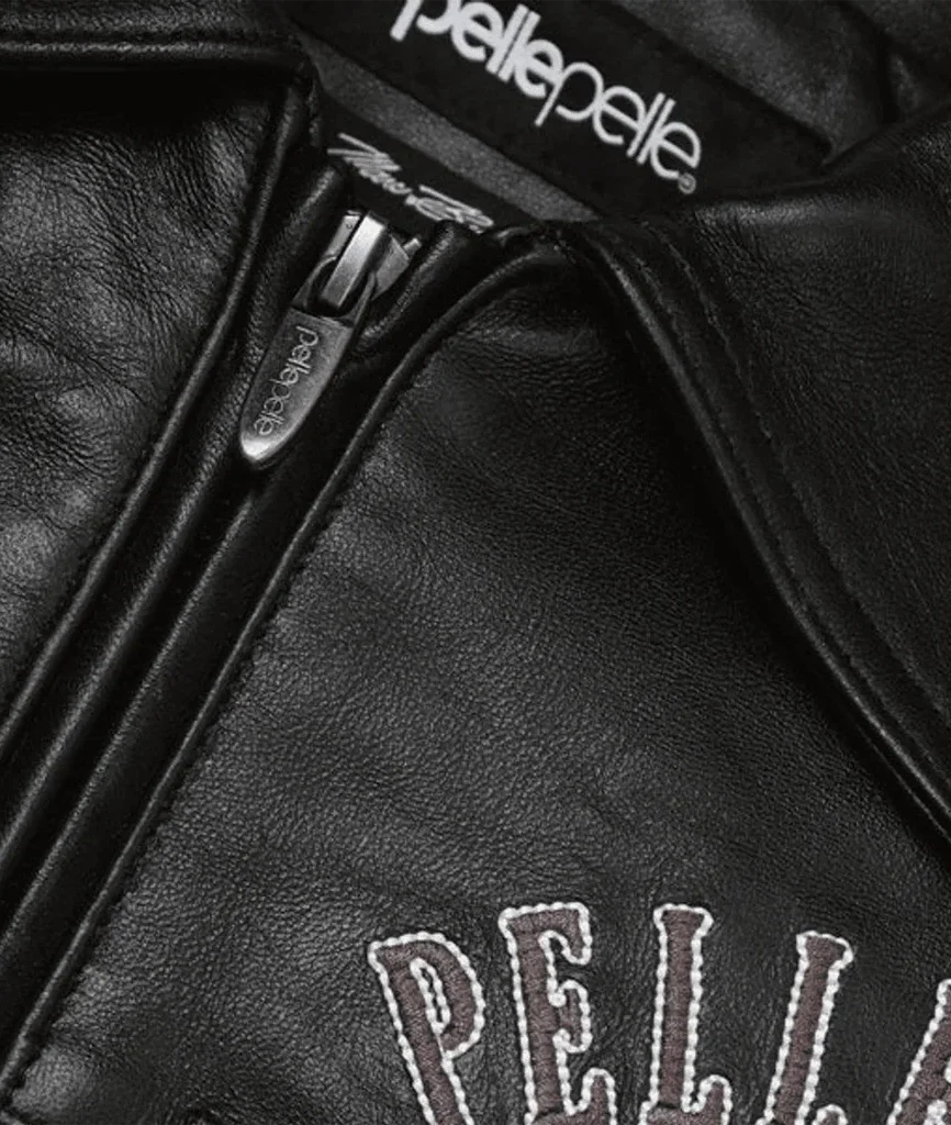 Pelle Pelle World Famous Soda Club All-Black Leather Jacket