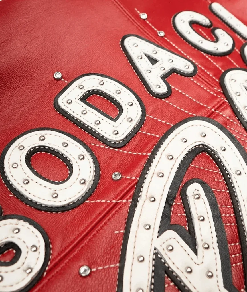 Pelle Pelle World Famous Soda Club Red Leather Jacket