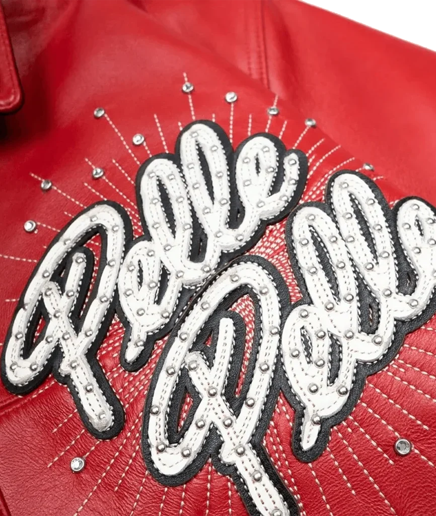 Pelle Pelle World Famous Soda Club Red Leather Jacket