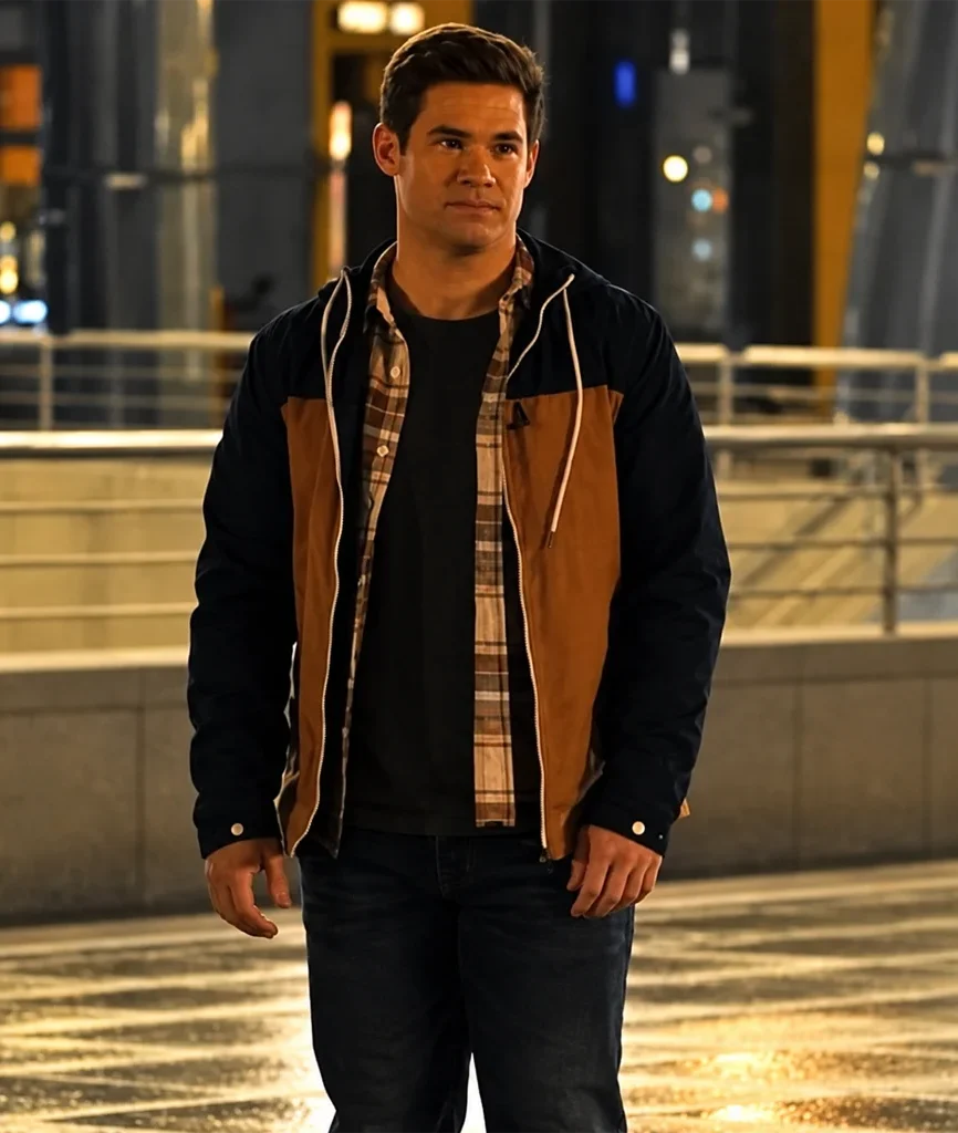 Bumper in Berlin Adam DeVine Colorblock Hooded Jacket