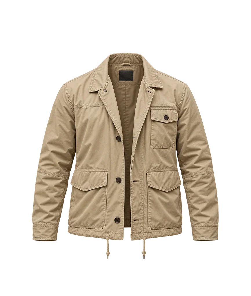 Pitch Perfect Bumper in Berlin Adam DeVine Khaki Cotton Jacket