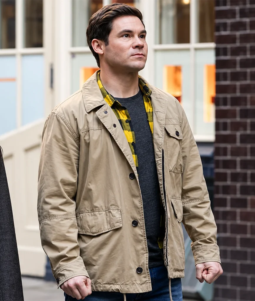 Pitch Perfect Bumper in Berlin Adam DeVine Khaki Cotton Jacket