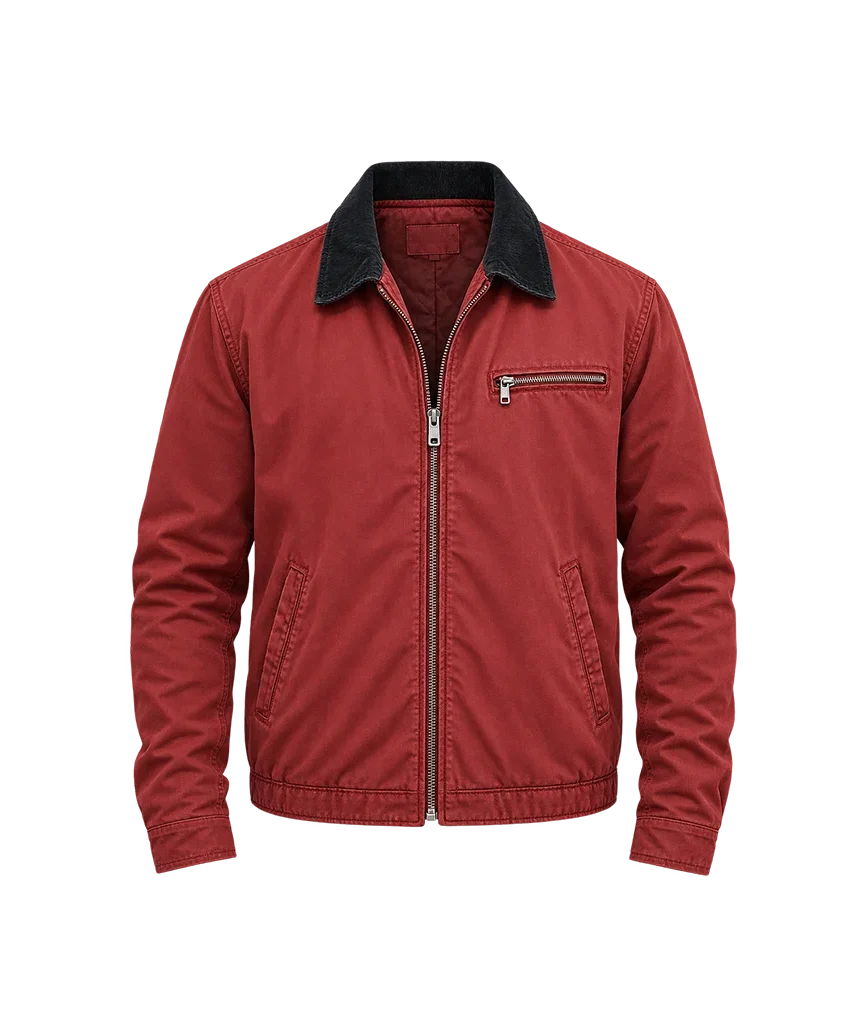 Rick Power Ballad Paul Rudd Red Cotton Jacket