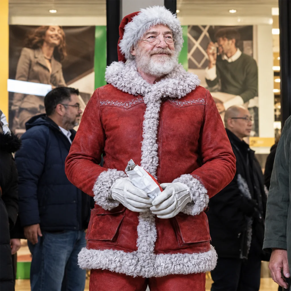 Red One J.K. Simmons Santa Claus Red Coat