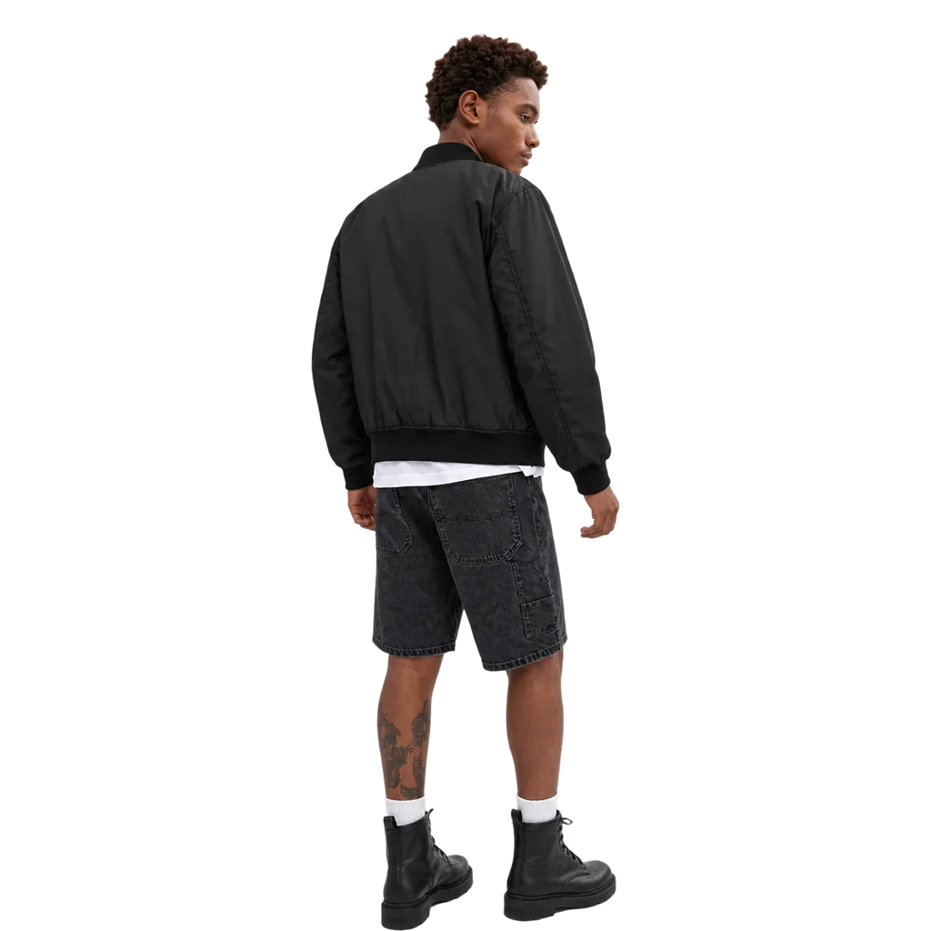 Men’s Reversible Signature Monogram Polyester Bomber Jacket