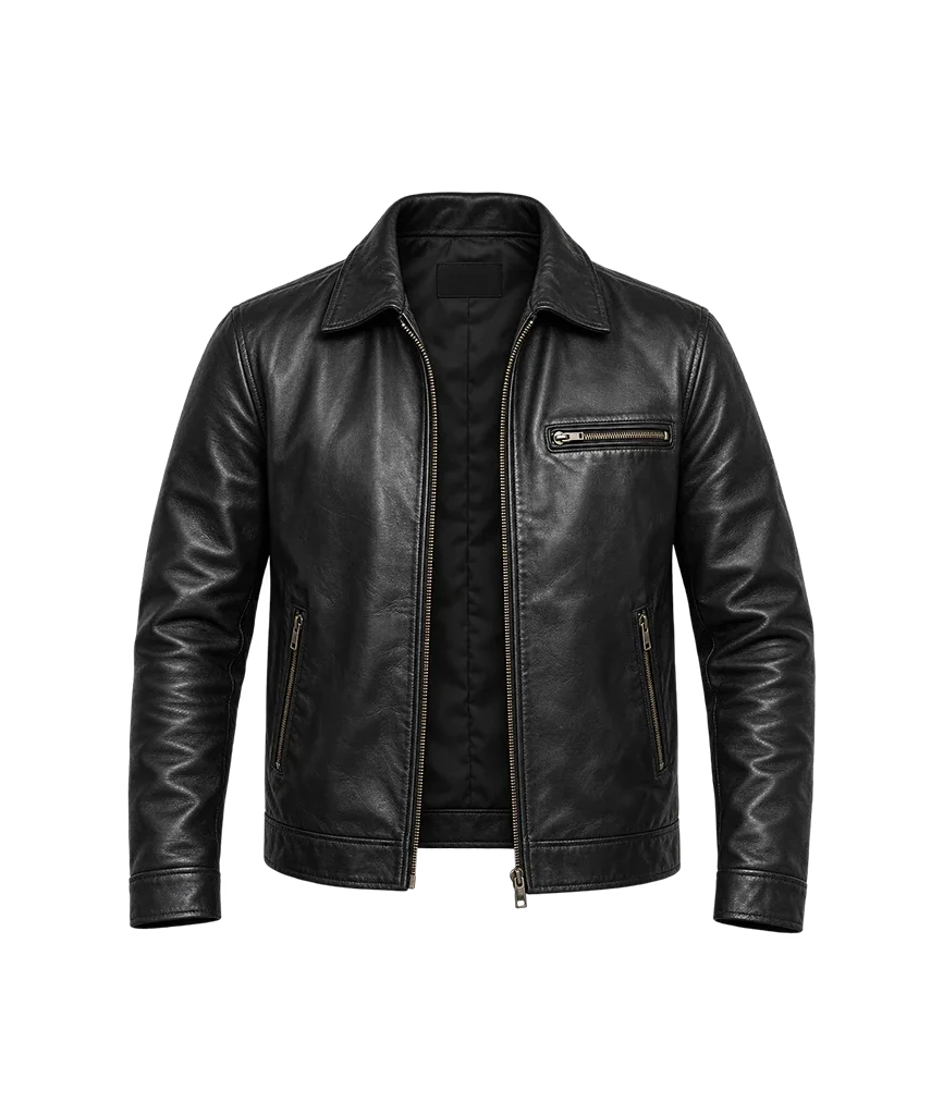 Rick Power Ballad Paul Rudd Black Leather Jacket