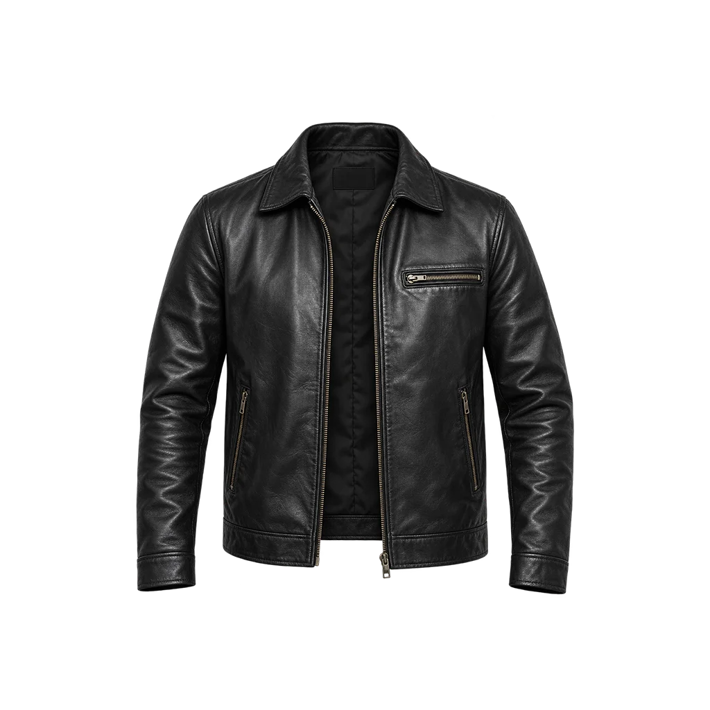 Rick Power Ballad Paul Rudd Black Leather Jacket