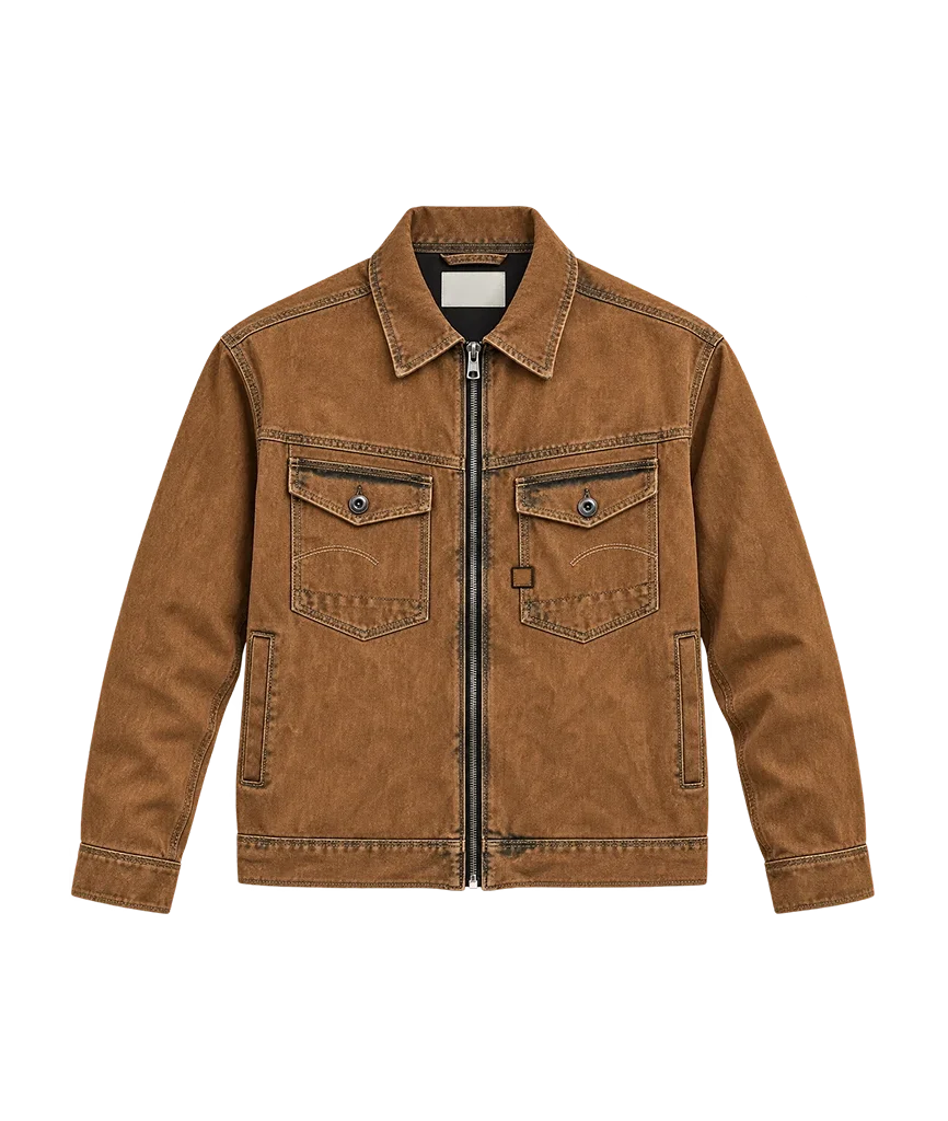 Ray Scary Marlon Wayans Brown Cotton Dakota Jacket