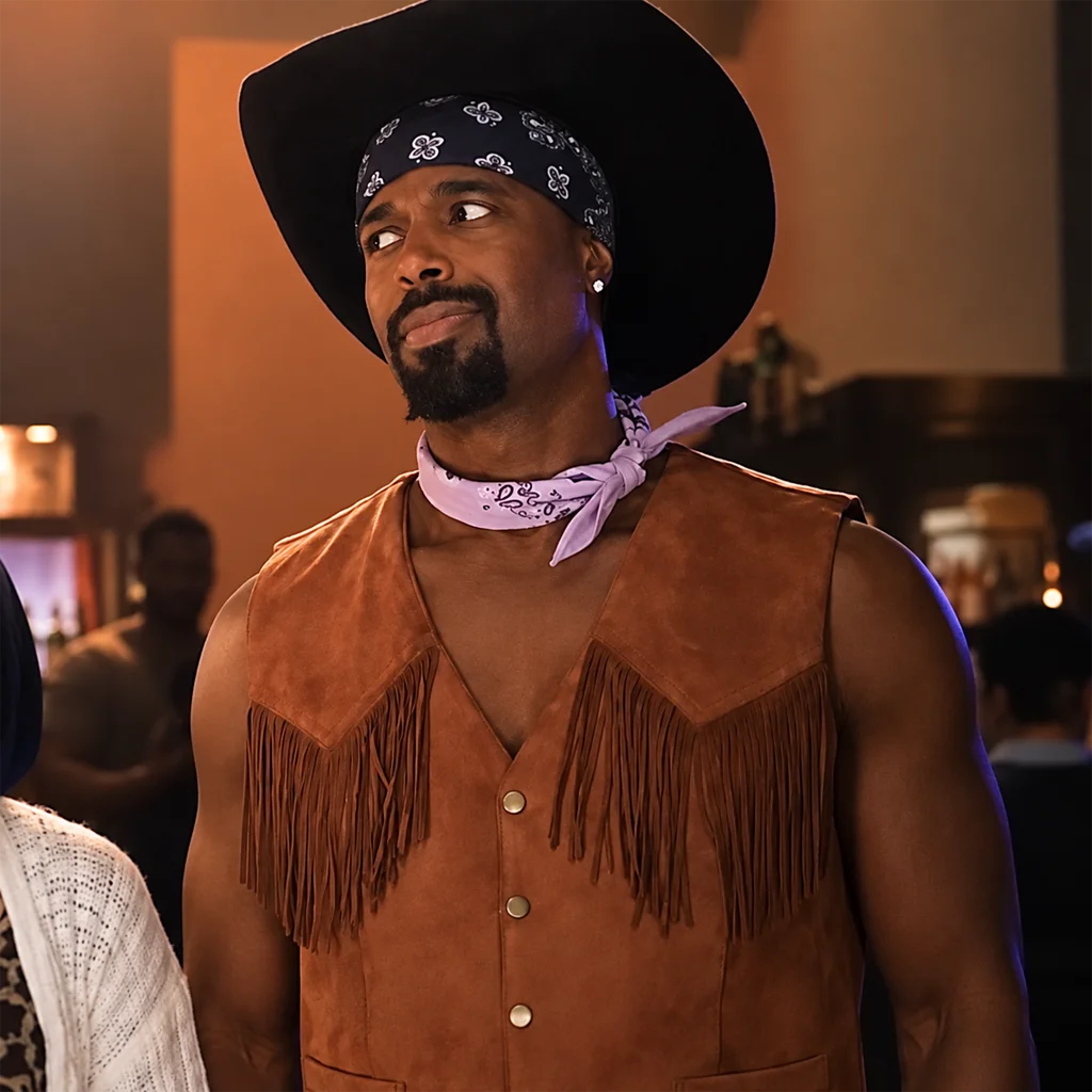 Ray Scary Gregg Wayans Brown Suede Leather Vest