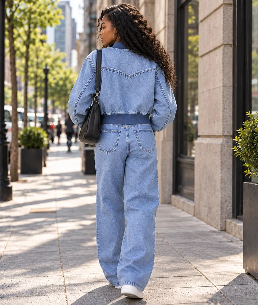 Scout Western Denim Bomber Jacket