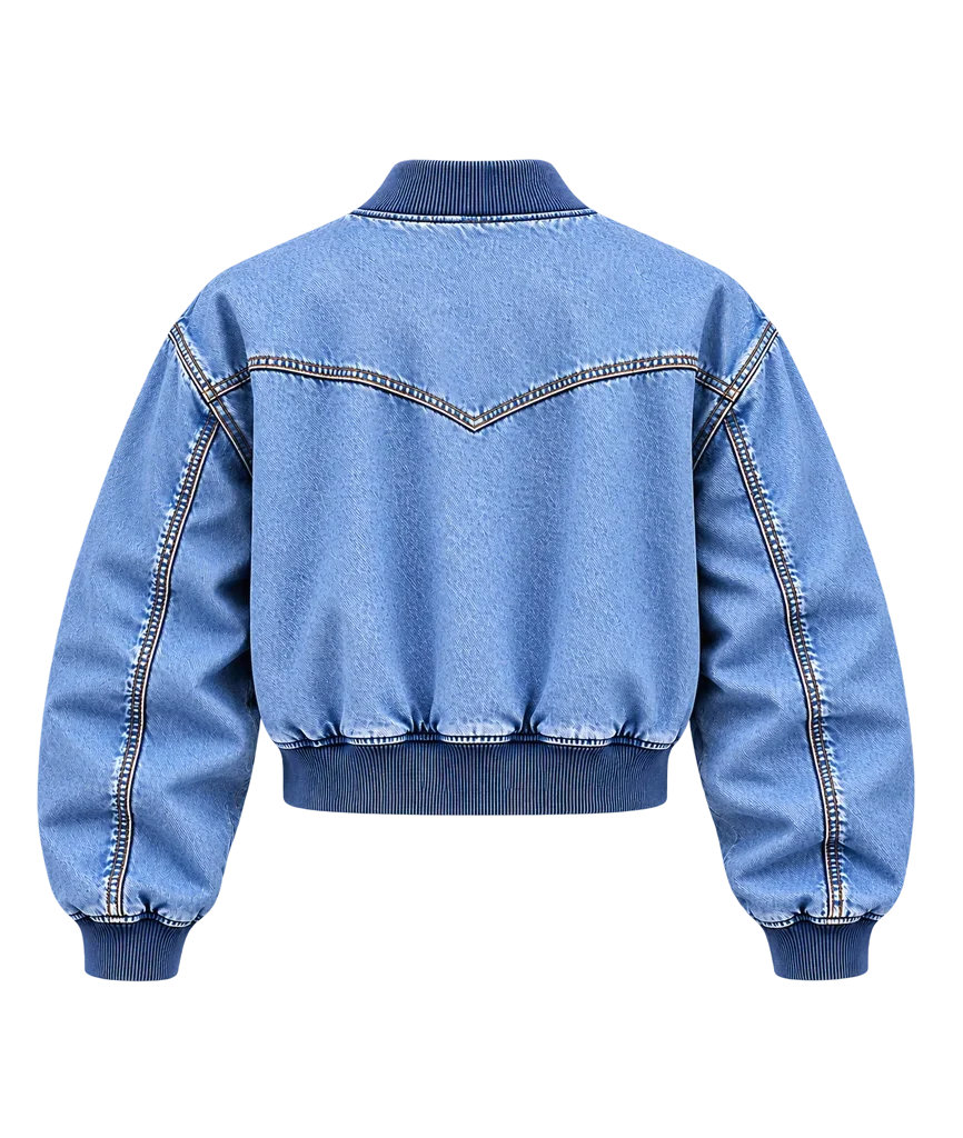 Scout Western Denim Bomber Jacket