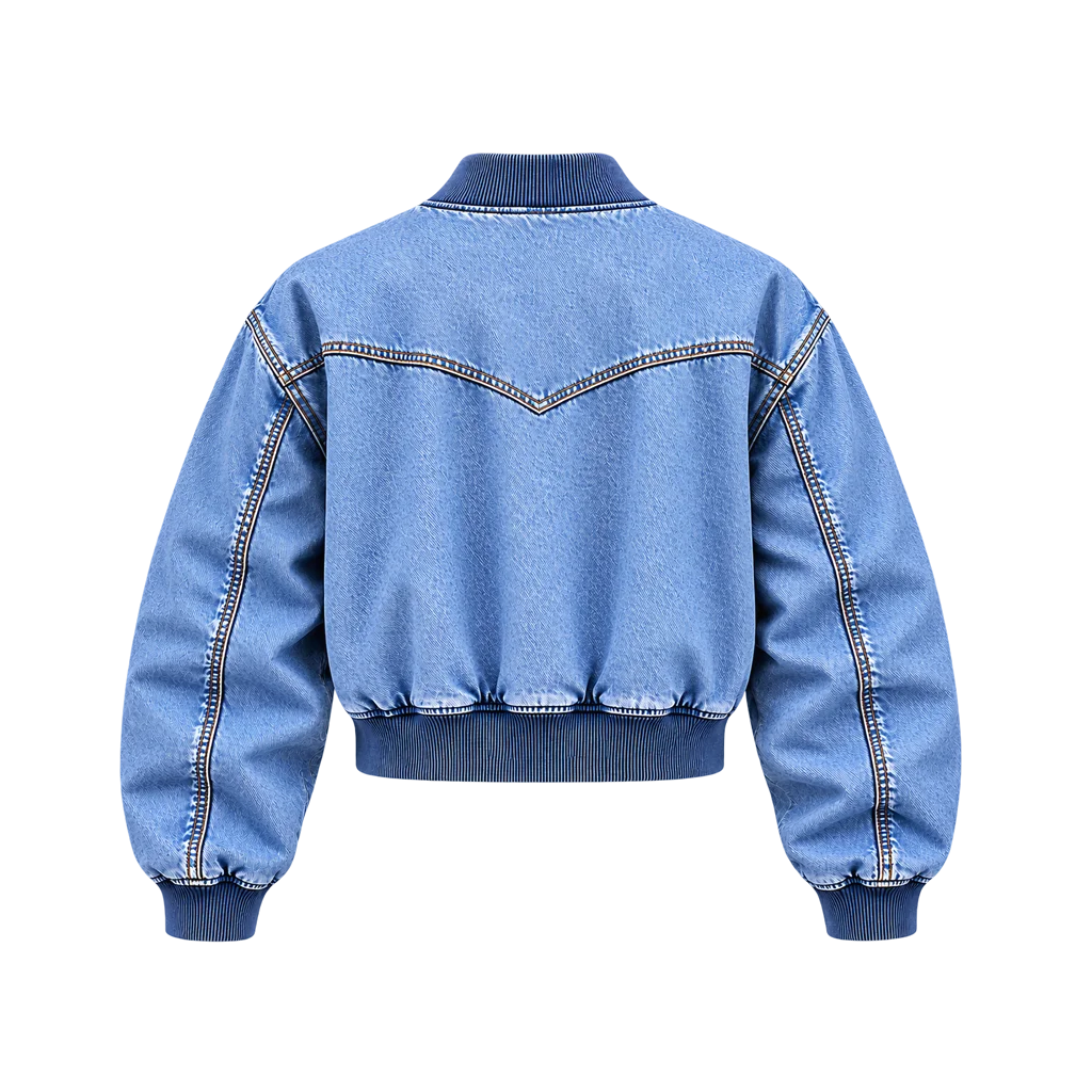 Scout Western Denim Bomber Jacket