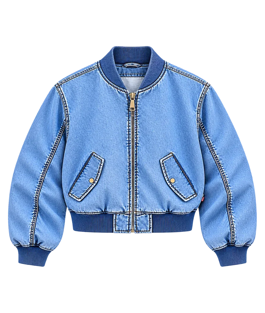 Scout Western Denim Bomber Jacket