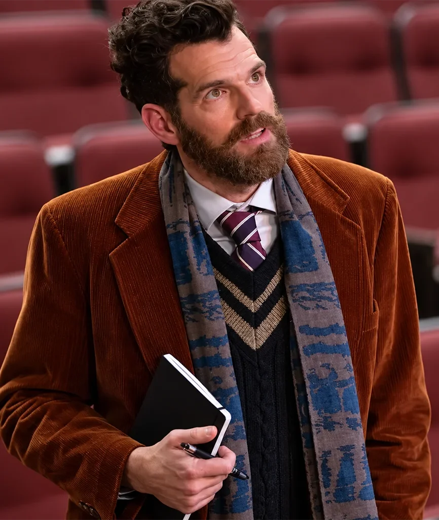 George Willis Scream 7 Timothy Simons Brown Corduroy Blazer