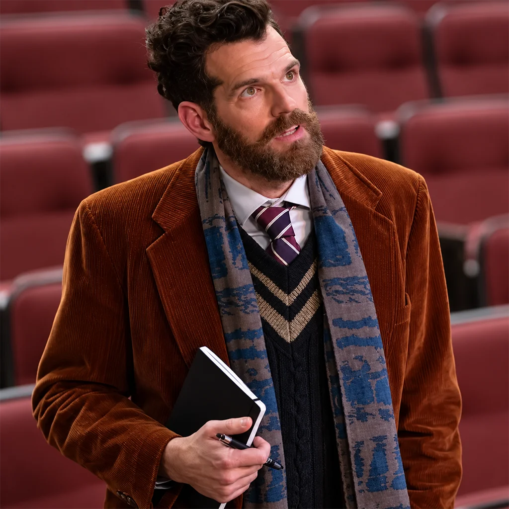 George Willis Scream 7 Timothy Simons Brown Corduroy Blazer