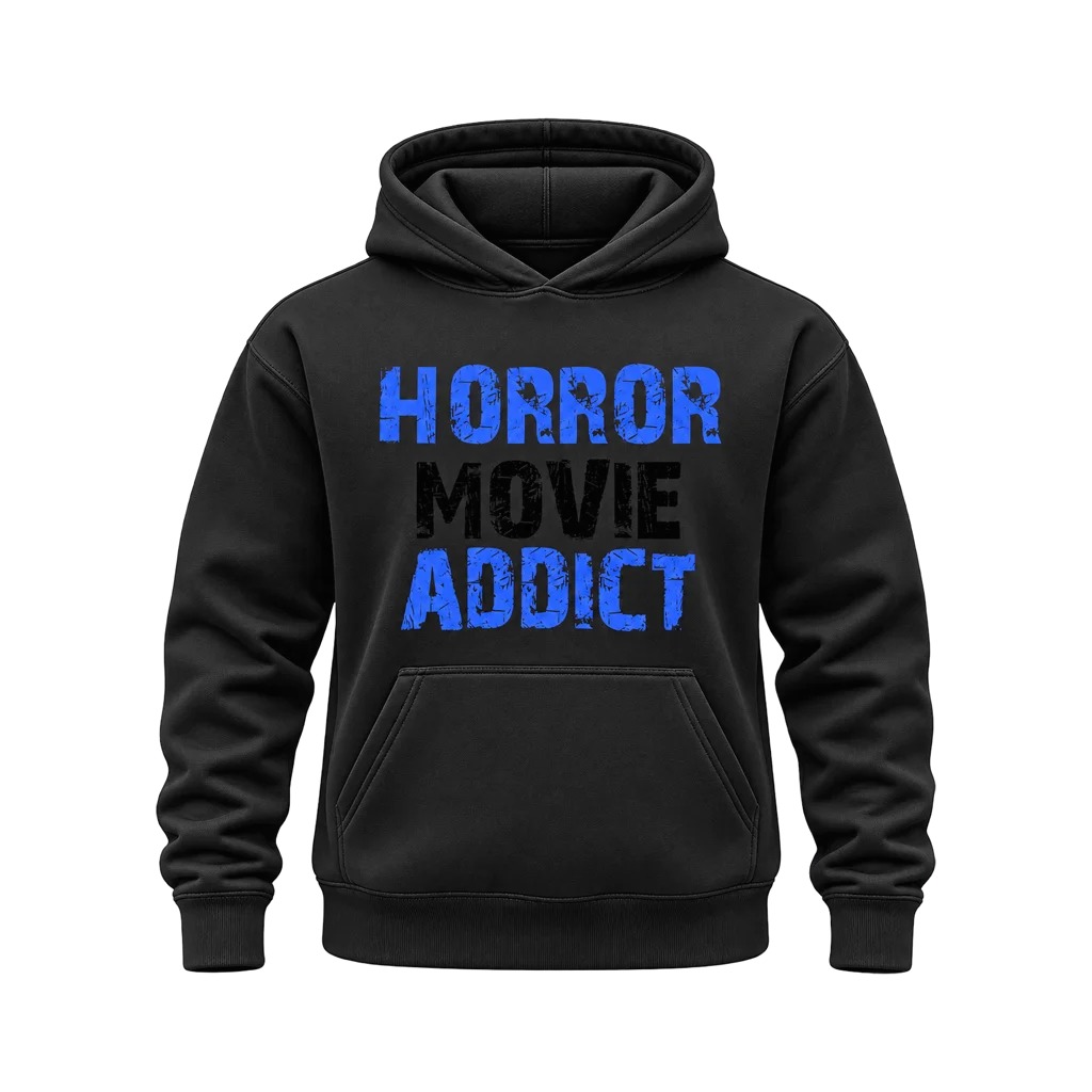 Scream Horror Movie Addict Black Hoodie