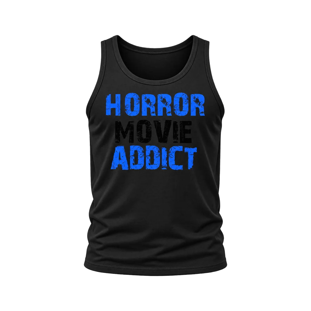 Scream Horror Movie Addict Black Tank Top