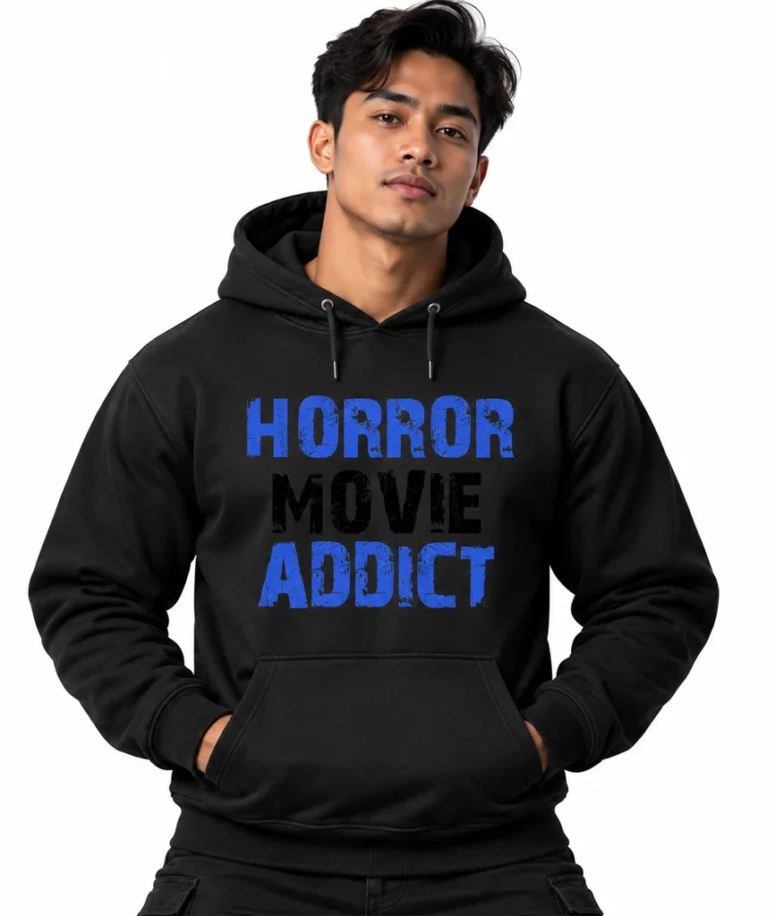 Scream Horror Movie Addict Black Hoodie