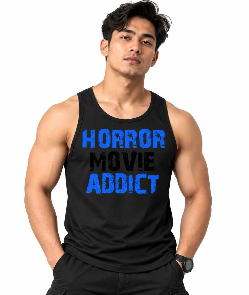 Scream Horror Movie Addict Black Tank Top