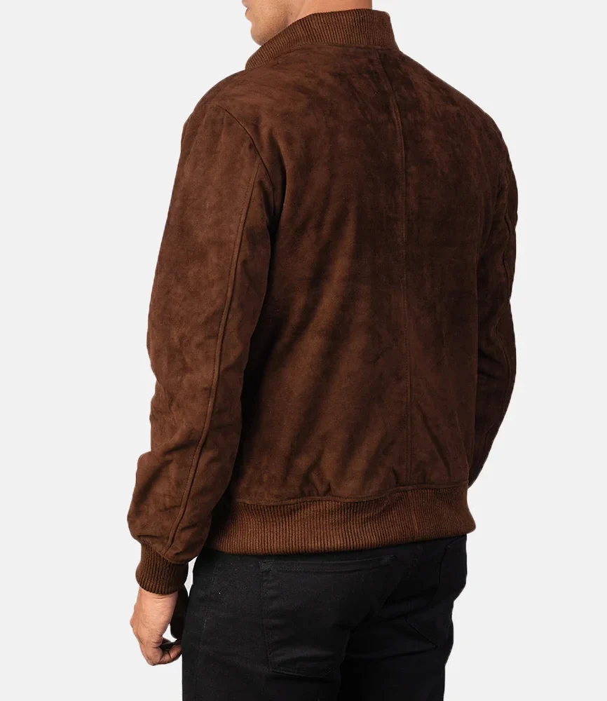 Men’s Shane Mocha Bomber Jacket