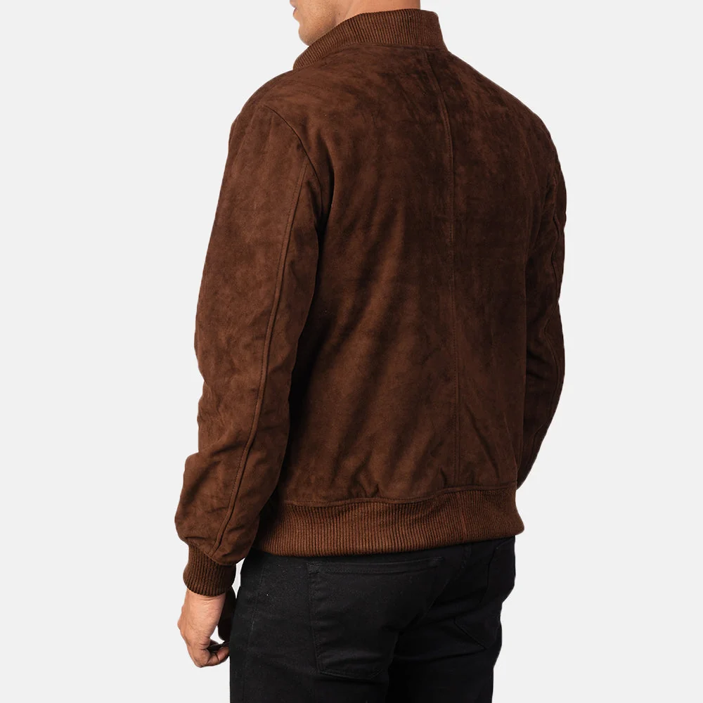 Men’s Shane Mocha Bomber Jacket
