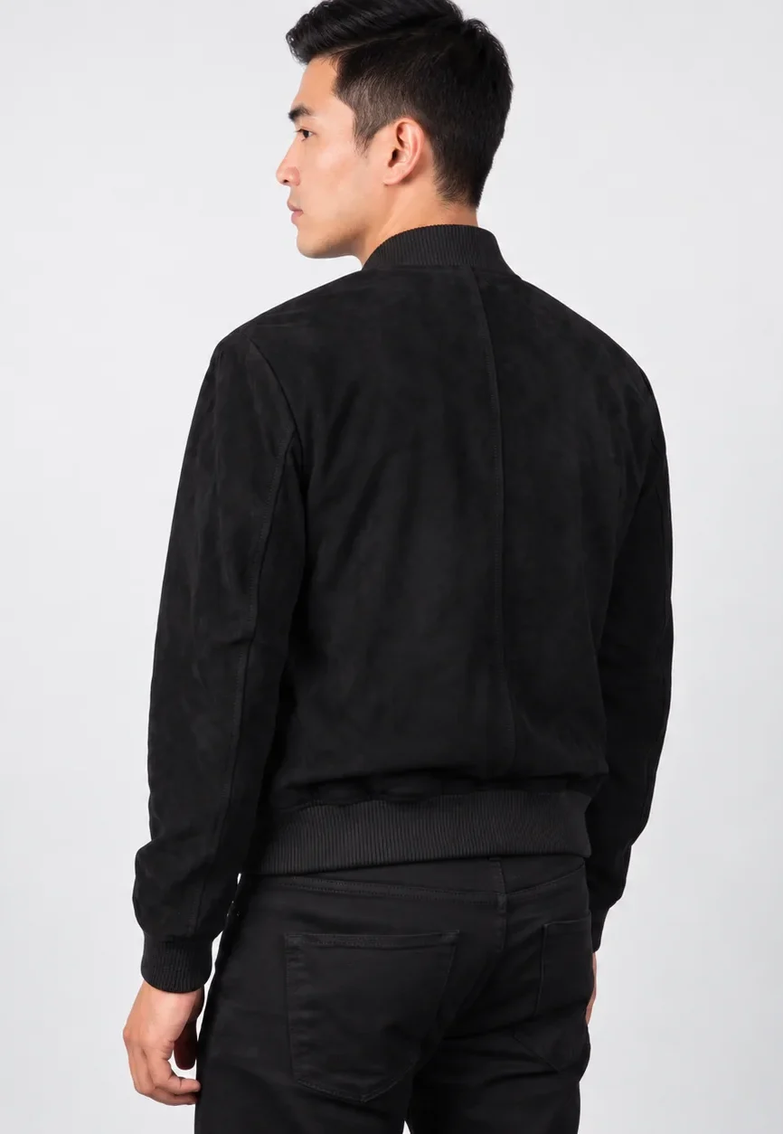 Men’s Shane Mocha Bomber Jacket