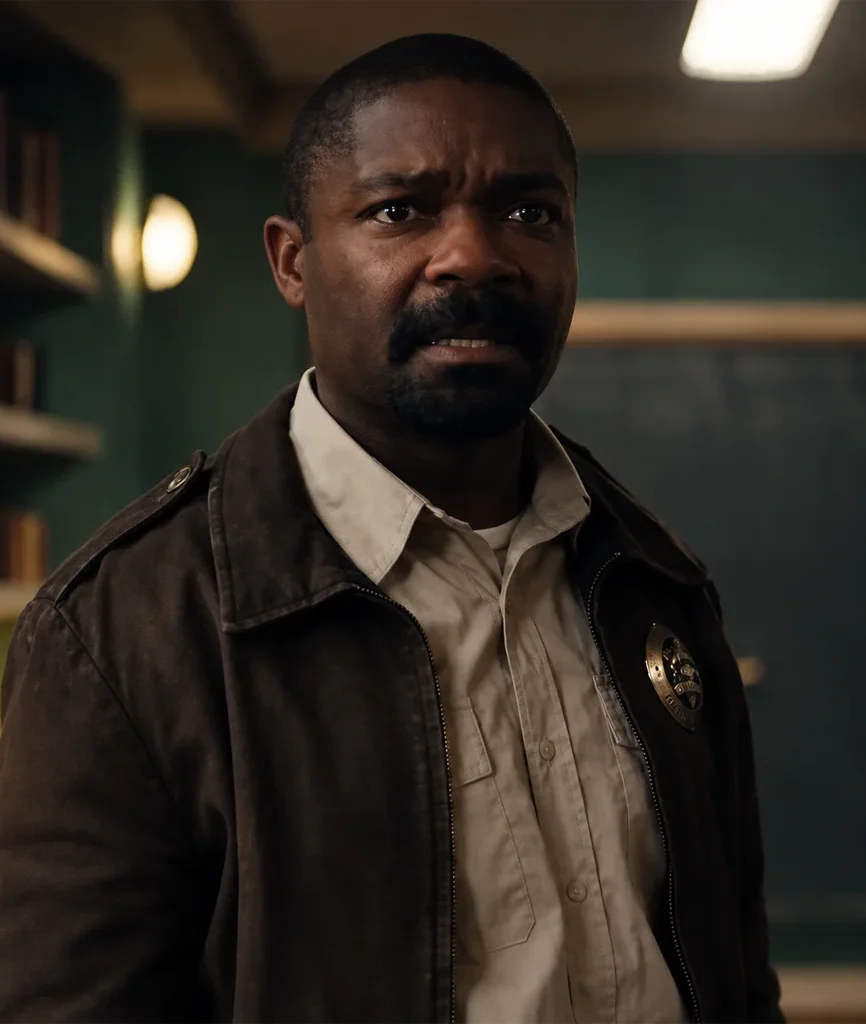 Sheriff Holston Silo David Oyelowo Cotton Brown Jacket