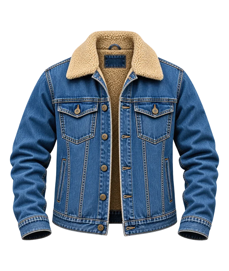 Love, Simon Nick Robinson Blue Shearling Denim Jacket