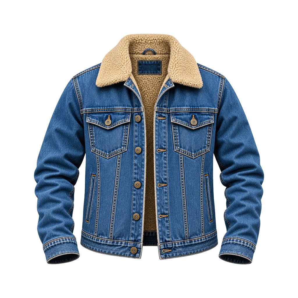 Love, Simon Nick Robinson Blue Shearling Denim Jacket