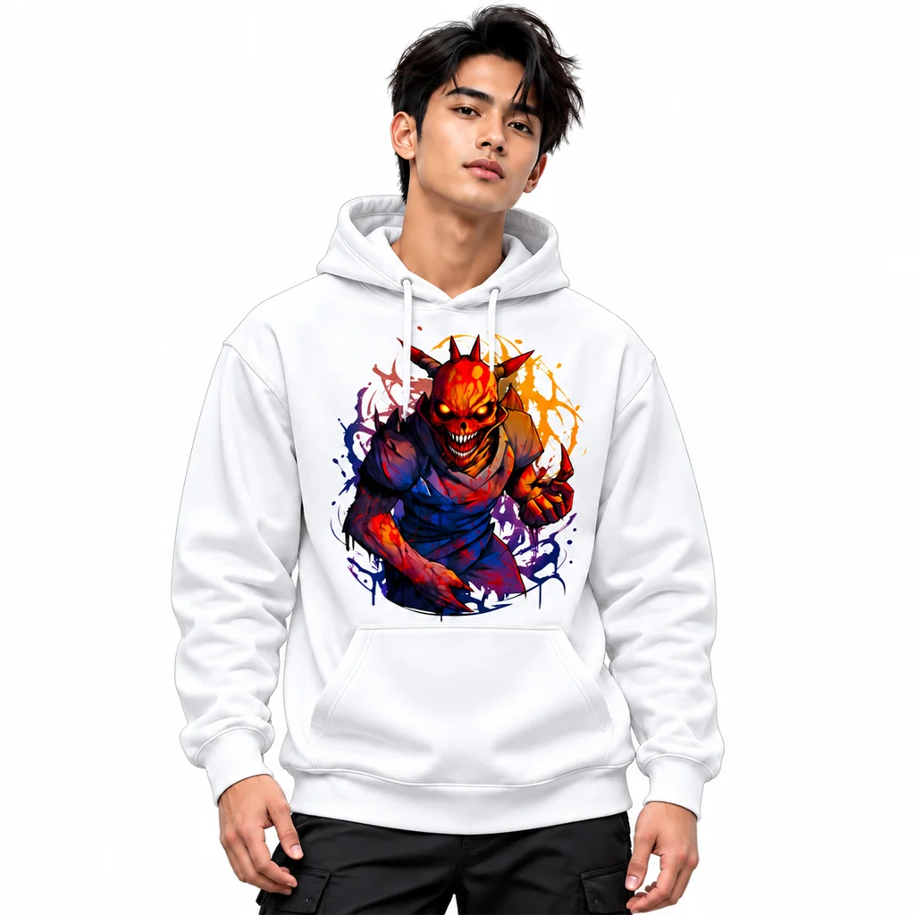Solo Leveling Demon Castle White Hoodie