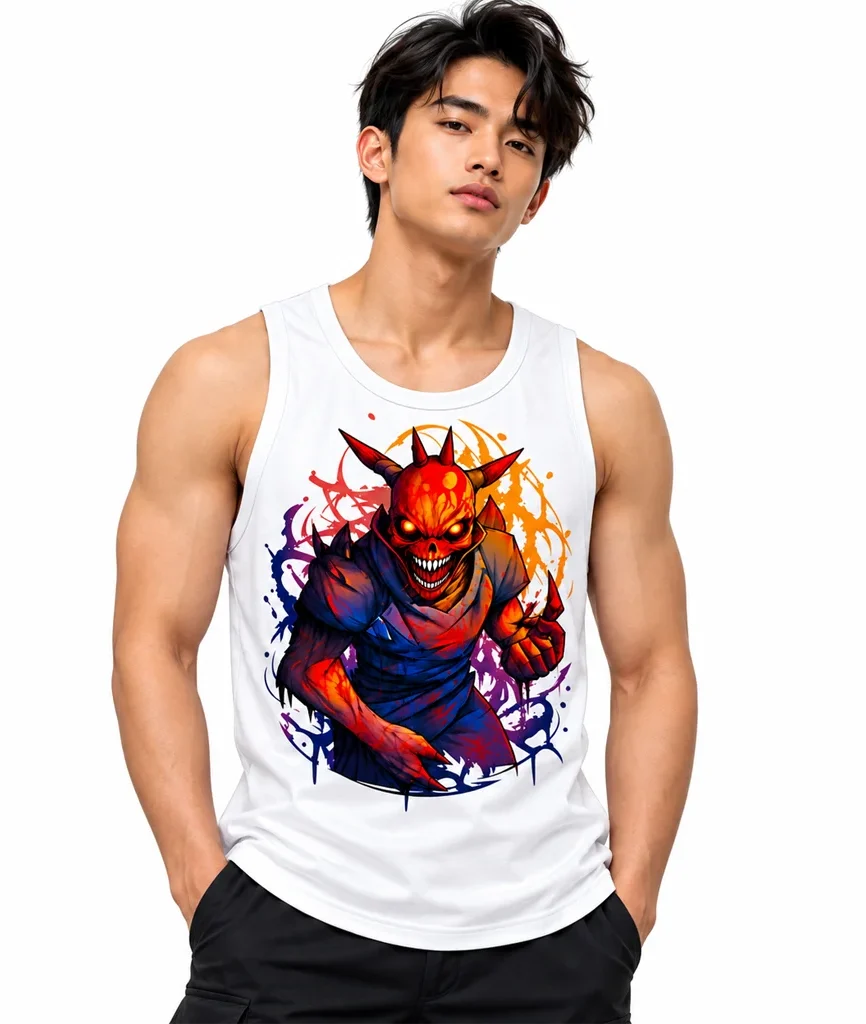 Solo Leveling Demon Castle White Tank Top
