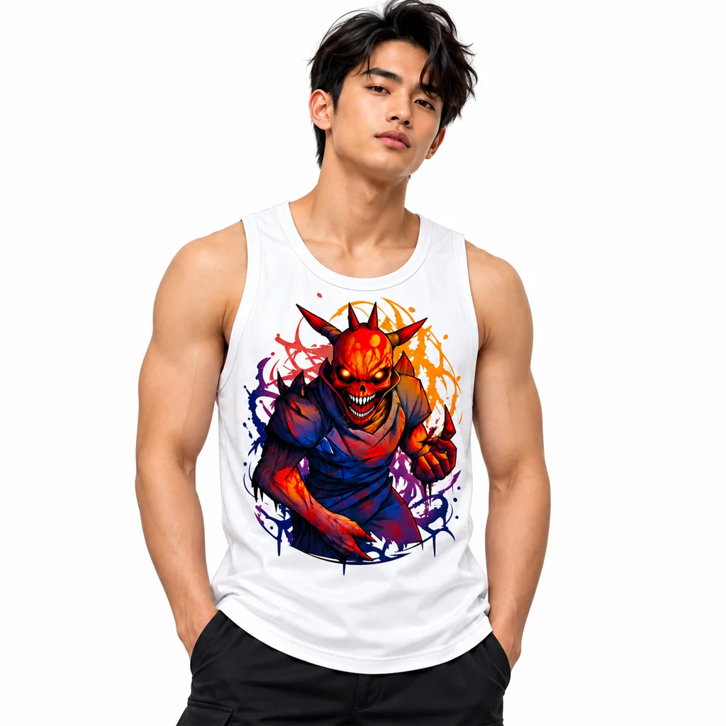 Solo Leveling Demon Castle White Tank Top