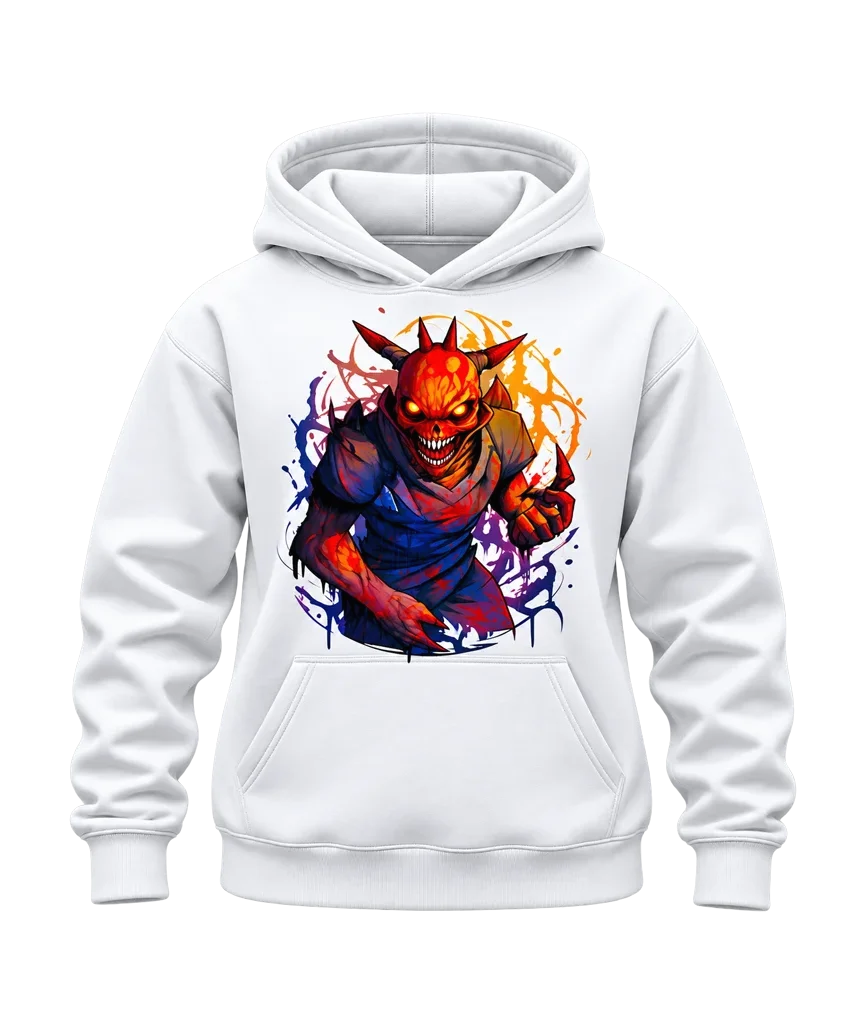 Solo Leveling Demon Castle White Hoodie