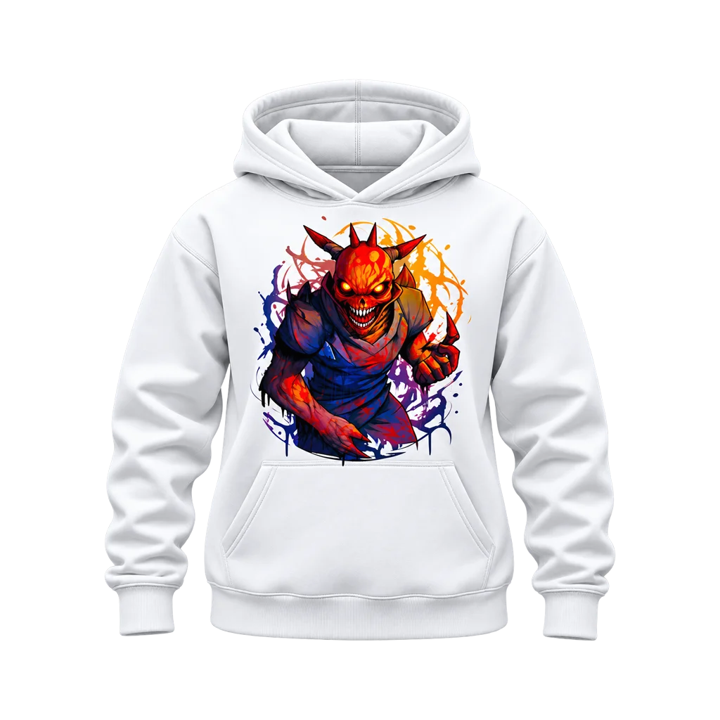 Solo Leveling Demon Castle White Hoodie