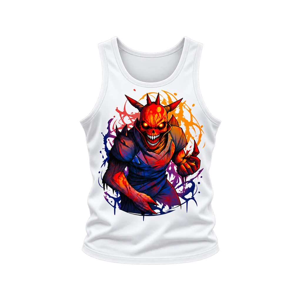 Solo Leveling Demon Castle White Tank Top