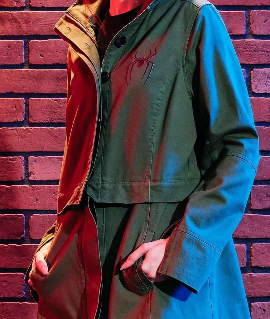Spider-Man Brand New Day Green Cotton Utility Jacket
