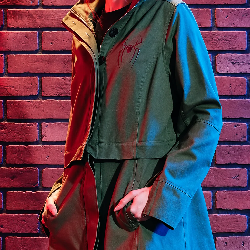 Spider-Man Brand New Day Green Cotton Utility Jacket