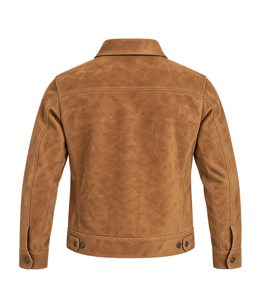 Gabriel Luna The Mandalorian and Grogu Brown Suede Jacket