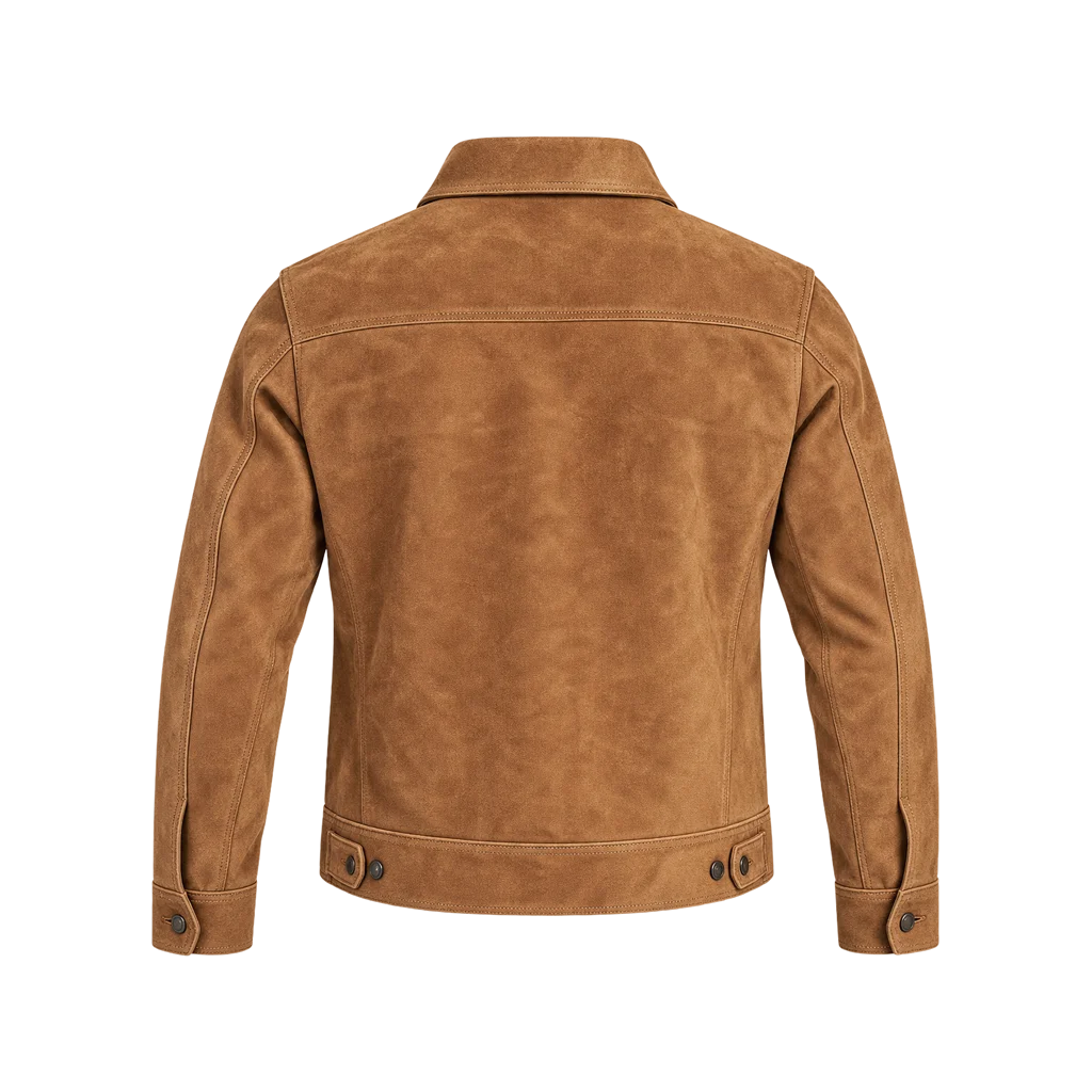 Gabriel Luna The Mandalorian and Grogu Brown Suede Jacket